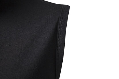 JEMITOP Herren-T-Shirt, ärmellos, sportlich, kurzärmelig, Baumwolle, Tanktop