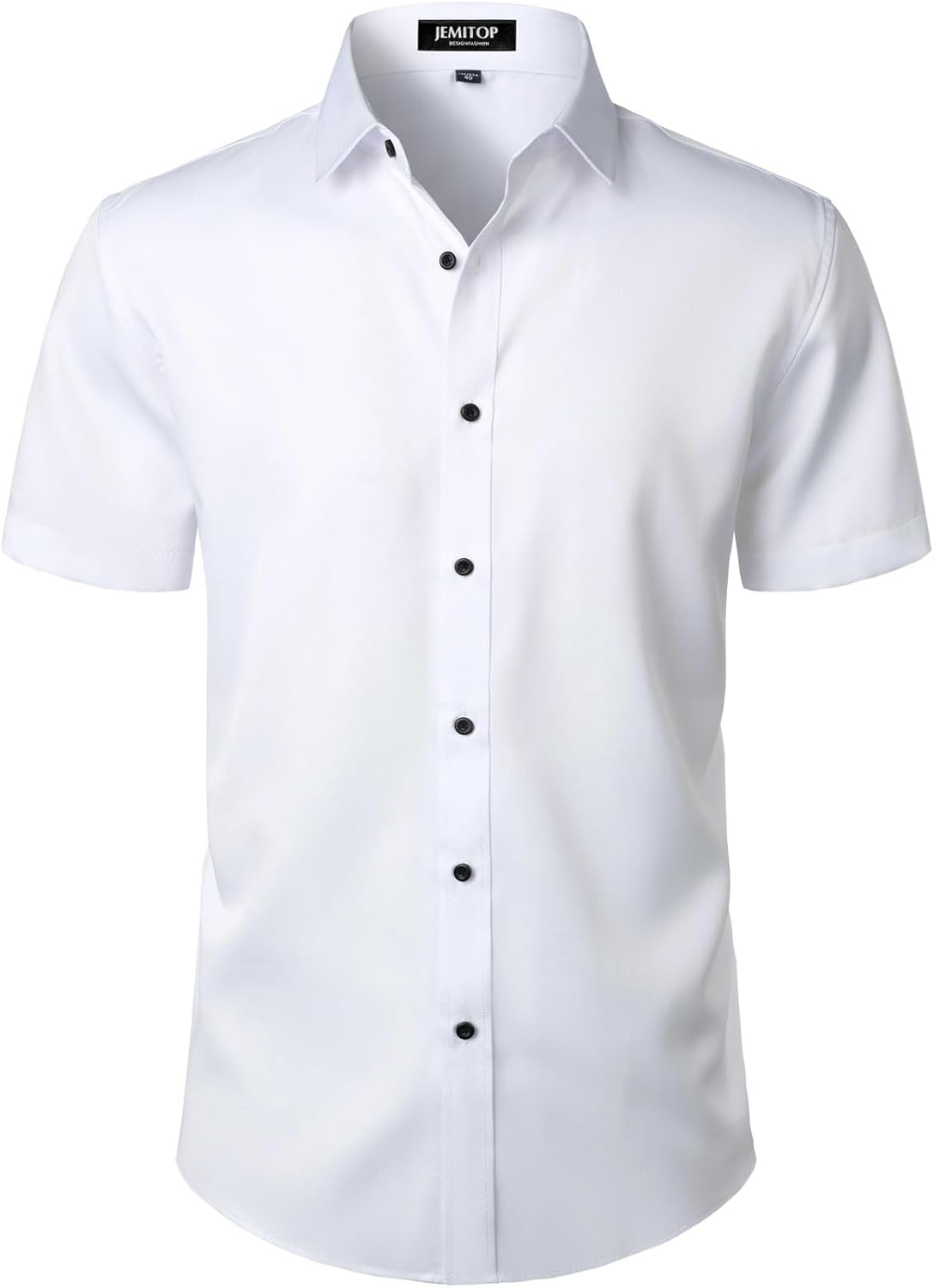 JEMITOP Men's Short Sleeve Dress Shirt JEMITOP Men's Short Sleeve Dress Shirt