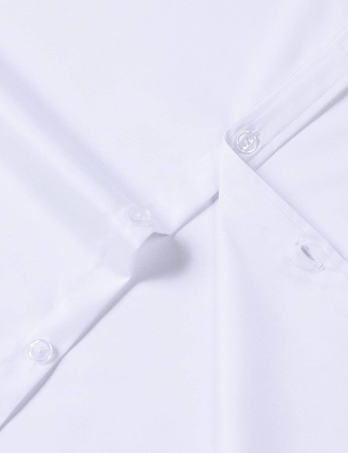 JEMITOP Men's Stretch Slim Fit Dress Shirts Formal Wedding Prom Short Sleeve Button Down Shirt with Pocket