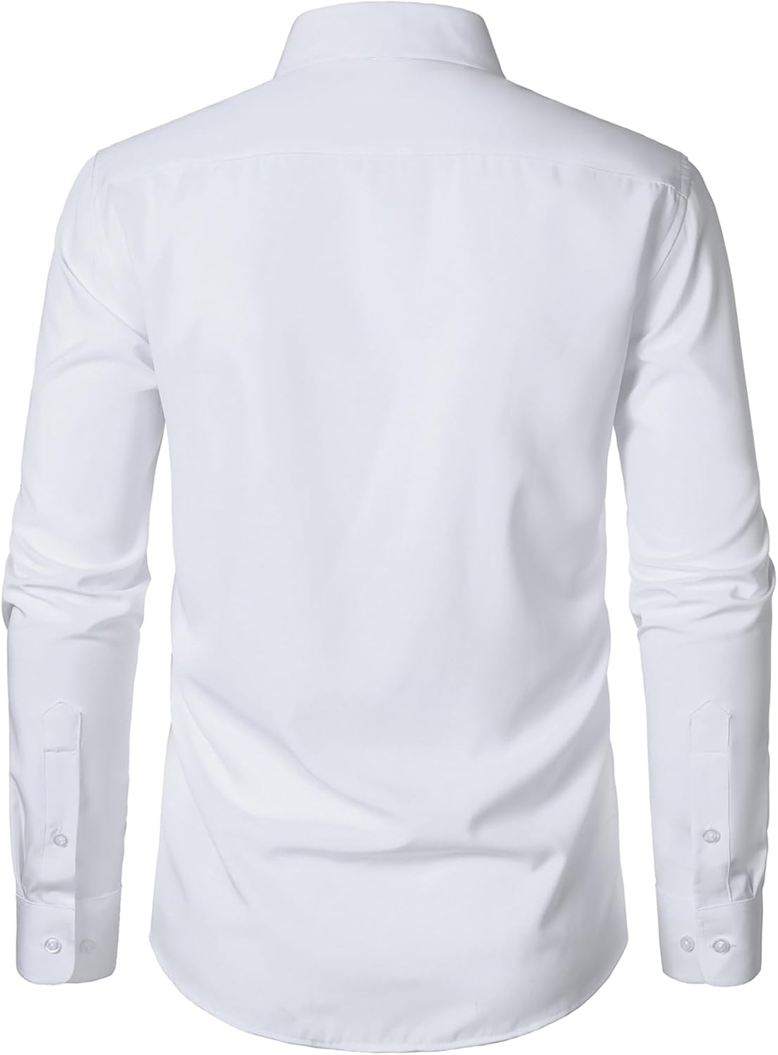 JEMITOP Men's Stretch Regular Fit Long Sleeve Dress Shirts Lightweight Business Casual Button Down Shirts with Pocket