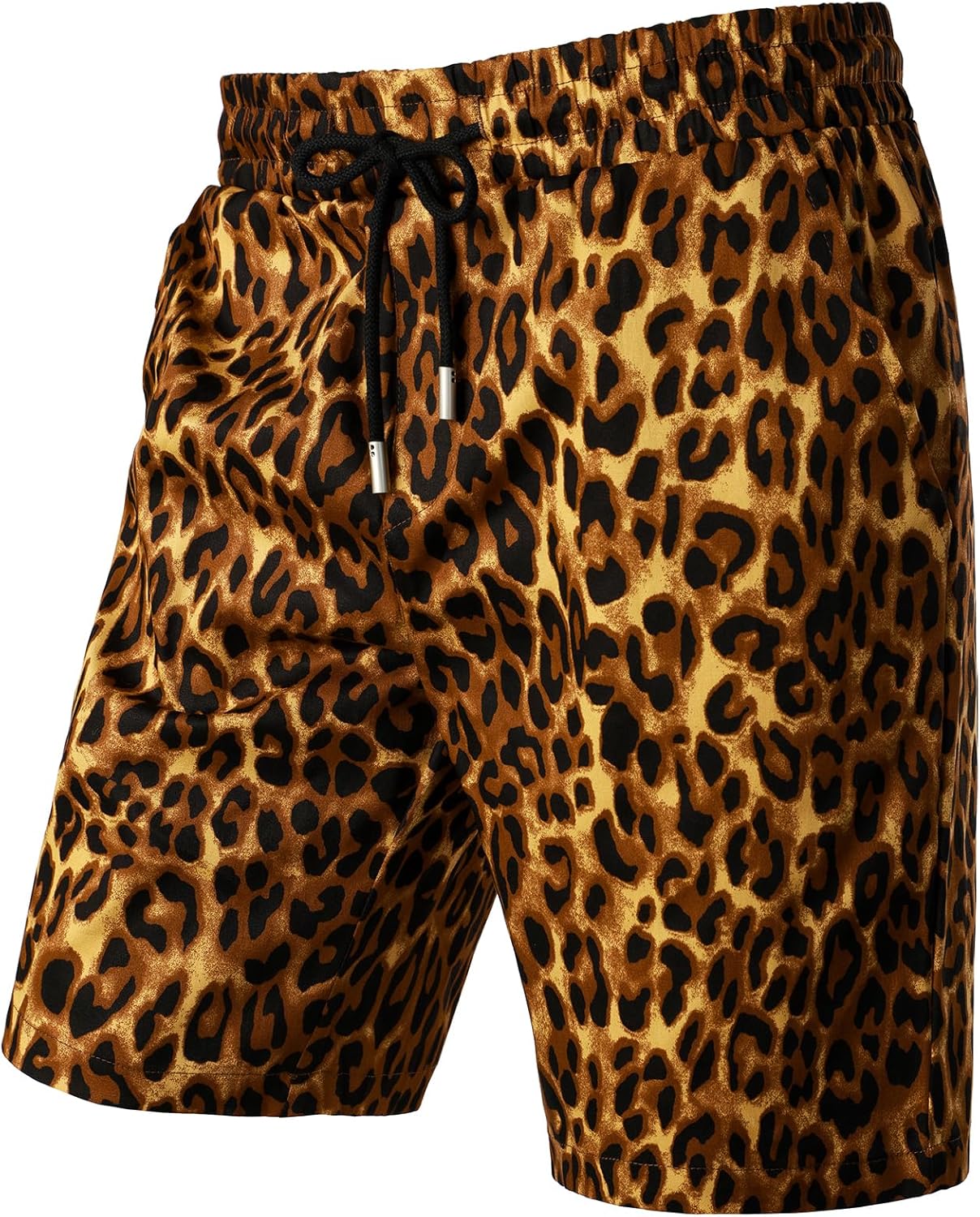 JEMITOP Men's 2 Piece Casual Cotton Stretchy Outfit Short Sleeve Button up Shirt and Shorts Set