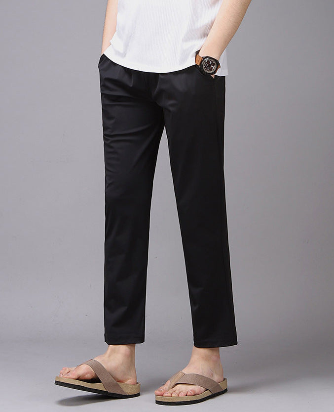 JEMITOP Sales Men's summer ice silk fabric casual pants