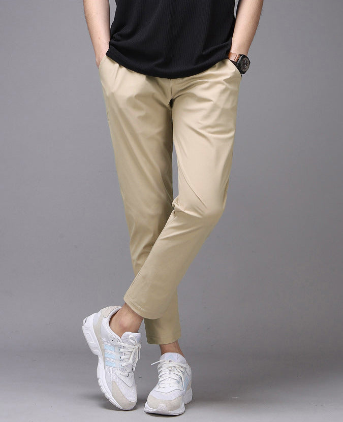 JEMITOP Sales Men's summer ice silk fabric casual pants