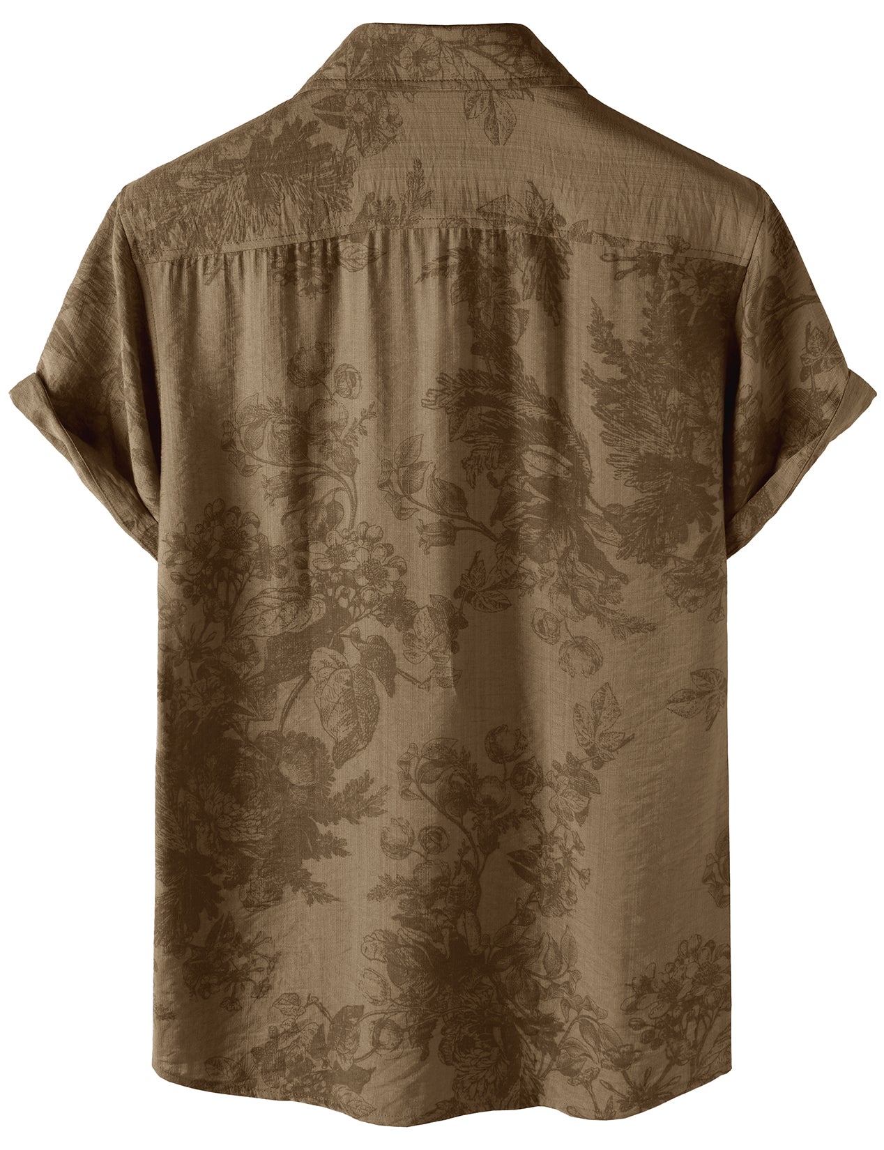 JEMITOP Men's Stylish Casual Printed Short Sleeve Button Down Shirts Summer Vacation Beach Tropical Hawaiian Shirt